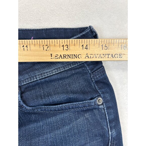 7 for all mankind Jeans Womens 26 Blue Denim Flynt Flare Stretch - Picture 5 of 8